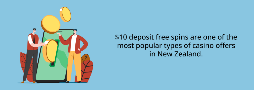 $10 deposit free spins NZ