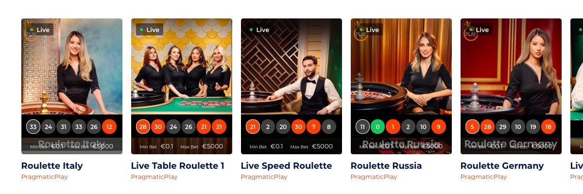 21Nova Live Casino 