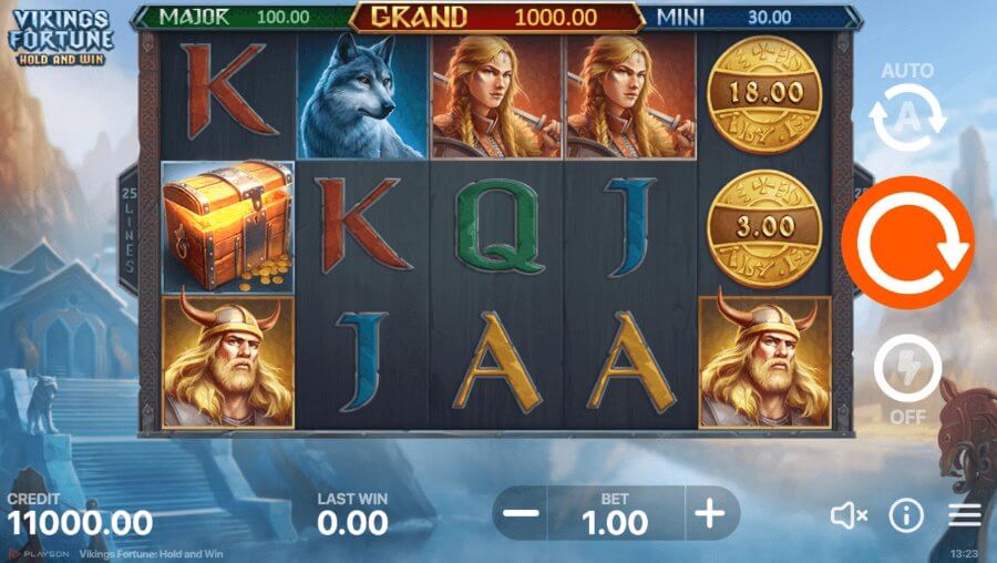 Vikings Fortune Hold and Win NZ pokie