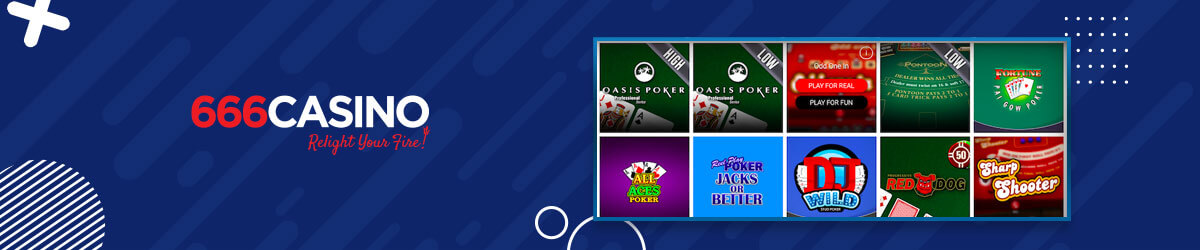 register with 666 Casino 666 Casino table games