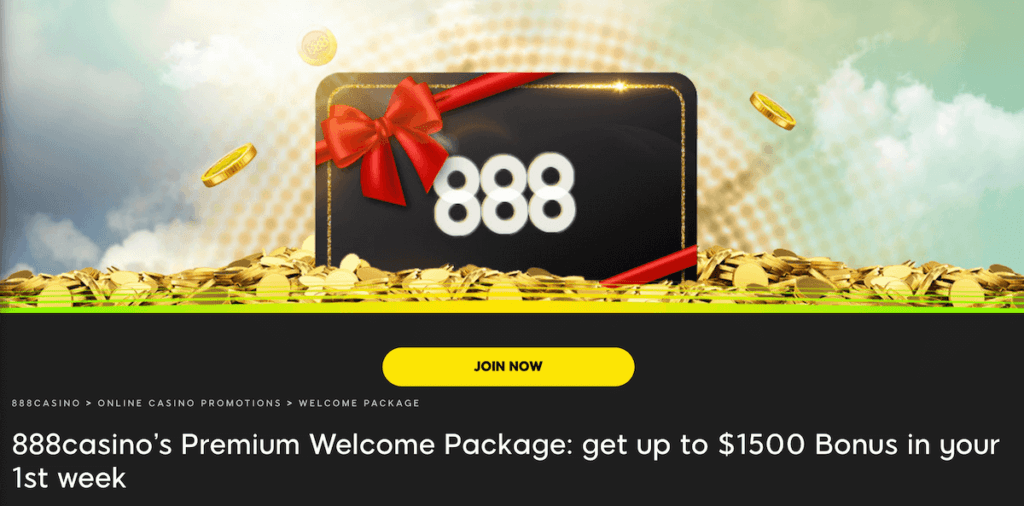 888 Casino NZ VIP Welcome bonus