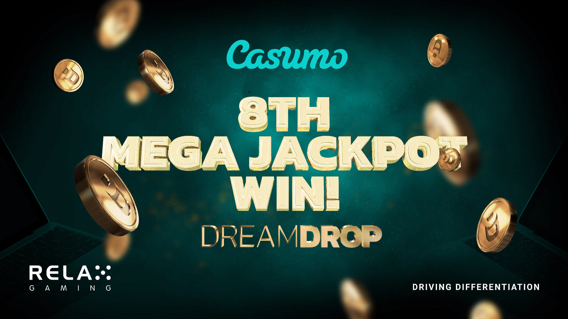 Eighth Dream Drop Mega Jackpot winner crowned by Relax Gaming