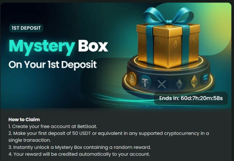 BETGOAT CASINO NZ Mystery Box Promo