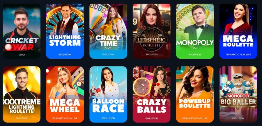 Bitz casino NZ game show games