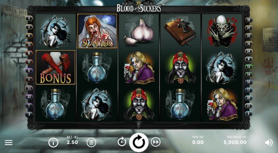 Blood Suckers pokie for NZ players