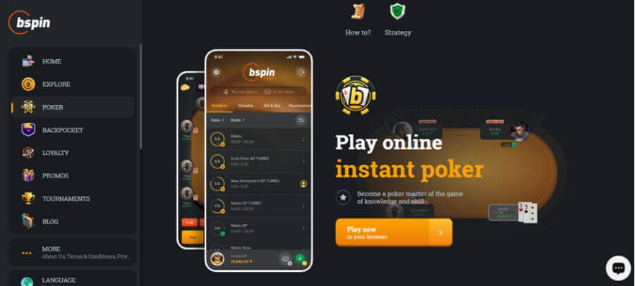 Bspin Poker NZ