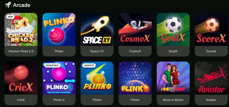 Cashwin arcade casino games NZ