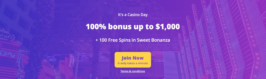 Casinodays Welcome Bonus for NZ players