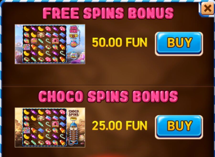 Choco Reels bonus buy rounds