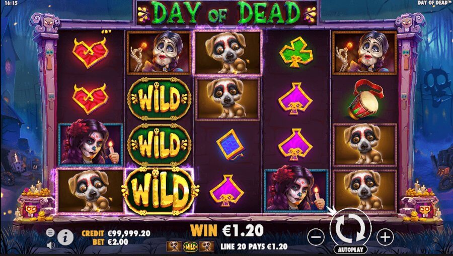 Day of Dead pokie game for players from NZ