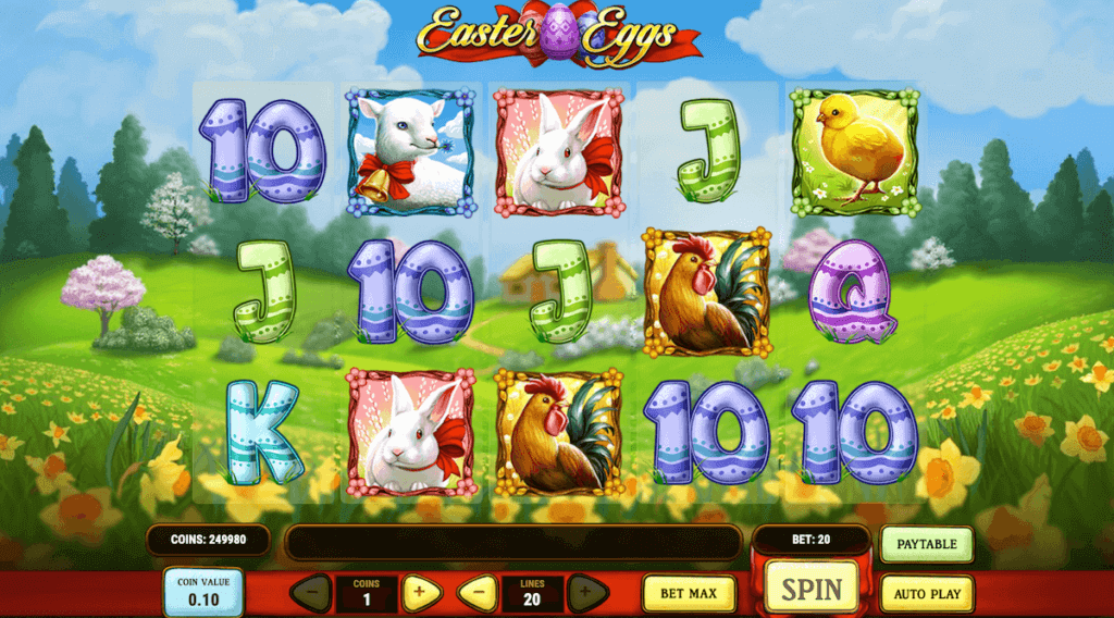 Easter Eggs online slot Play'n Go New Zealand pokies home