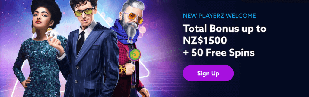 Fast Payout Casino online NZ welcome bonus Playerz