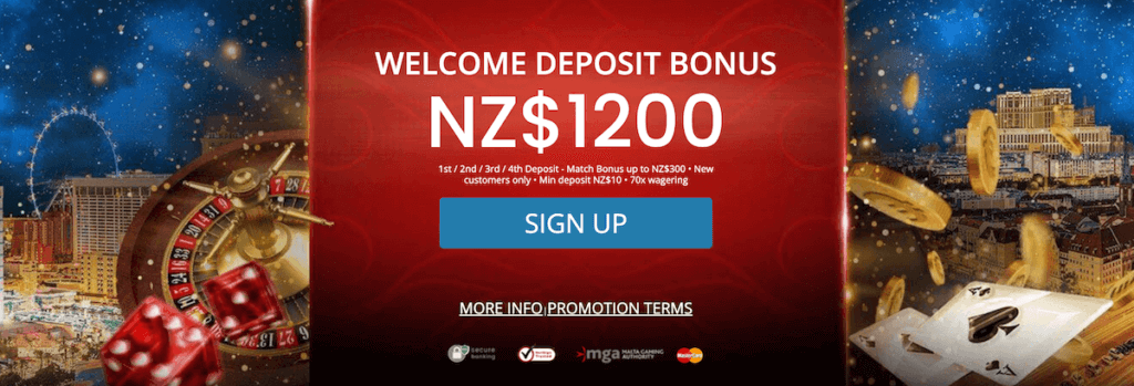 Fast Payout Casino online NZ welcome bonus Royal Vegas