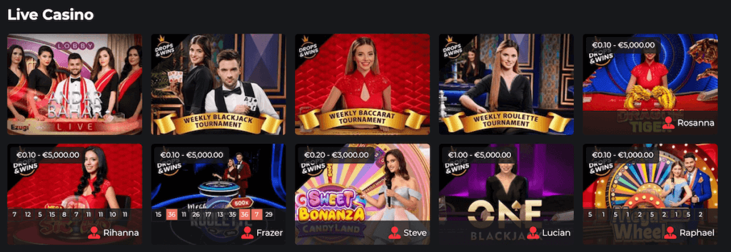 FoggyStar Casino NZ live casino games