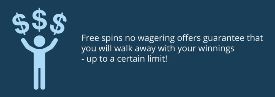 Free spins no wagering offers