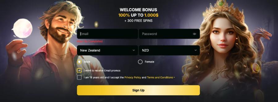 Golden Crown NZ welcome offer