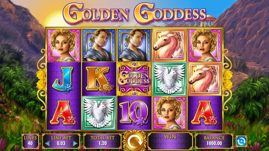 Golden Goddess pokie for NZ players
