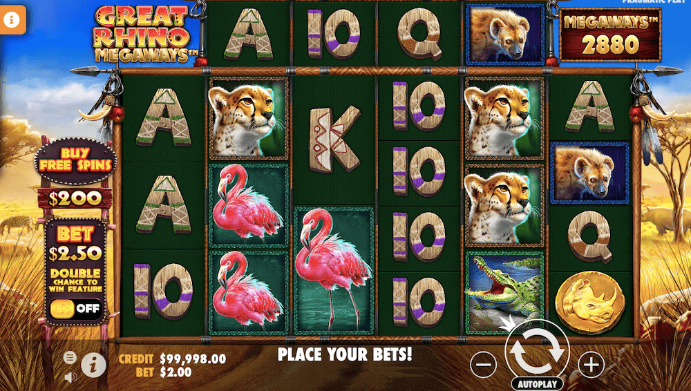 Great Rhino Megaways slot