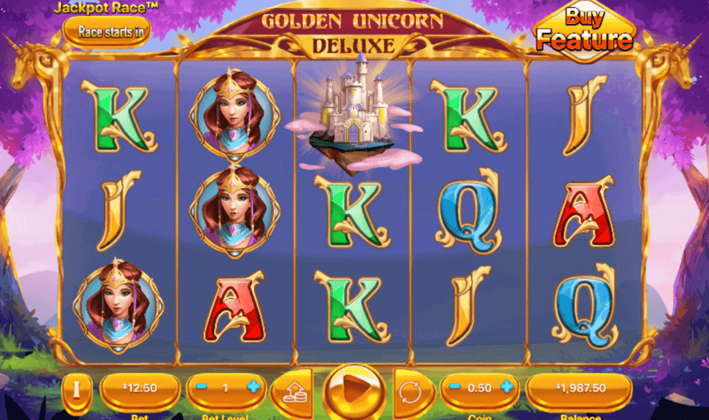 Habanero NZ online pokie golden unicorn deluxe