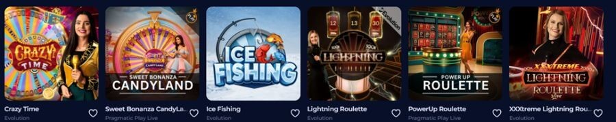 Ivybet NZ live casino game shows