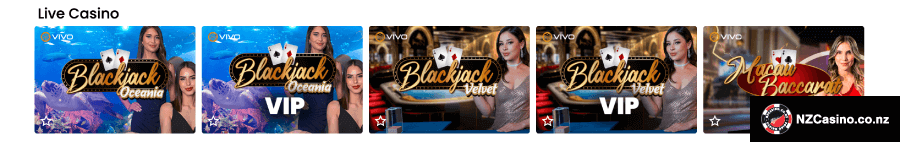 iWInFortune live games library