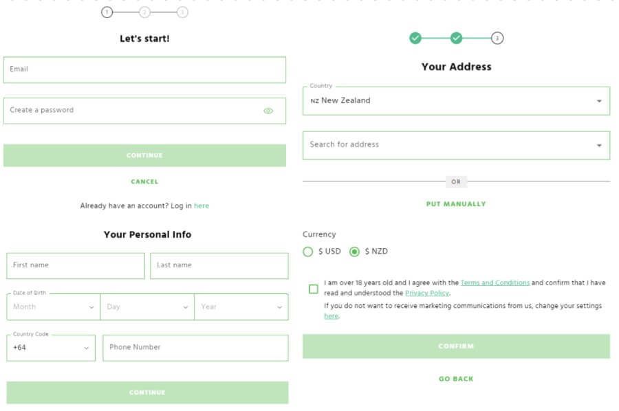 Jackpot Guru registration process