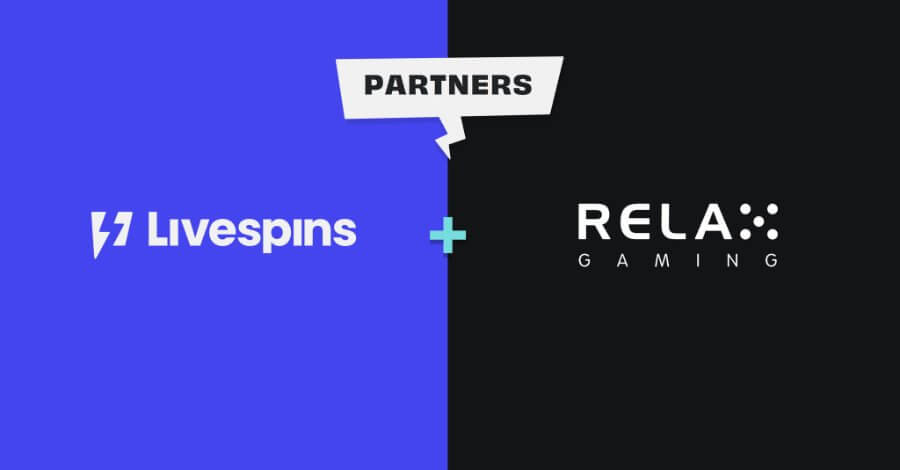 Livespins Relax Gaming partnership