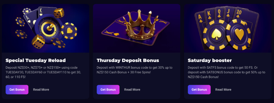 Reload Bonuses Lucky7even casino