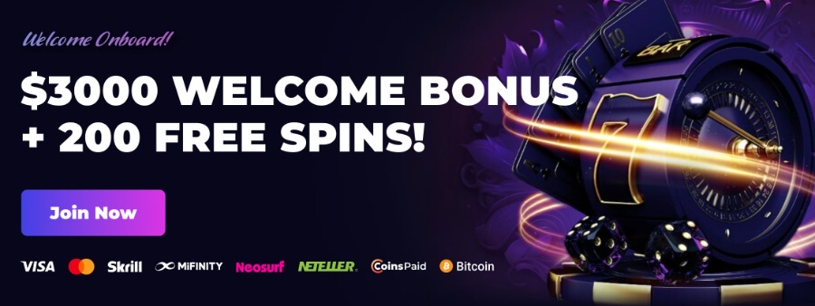 Lucky7even welcome bonus