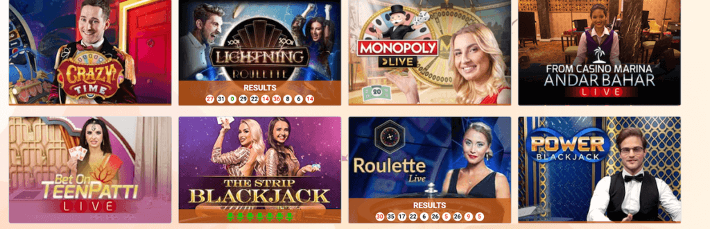 LynxBet Casino NZ Online Live Casino Games