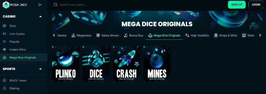 Mega Dice Games