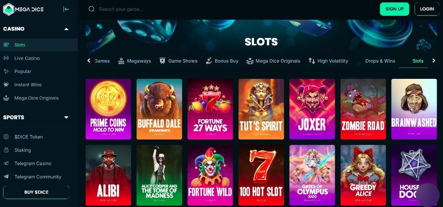 Mega Dice Slots