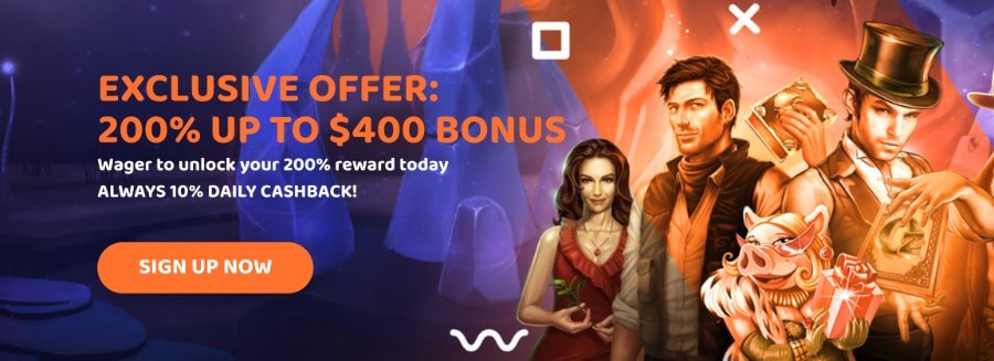 MoiCasino welcome bonus