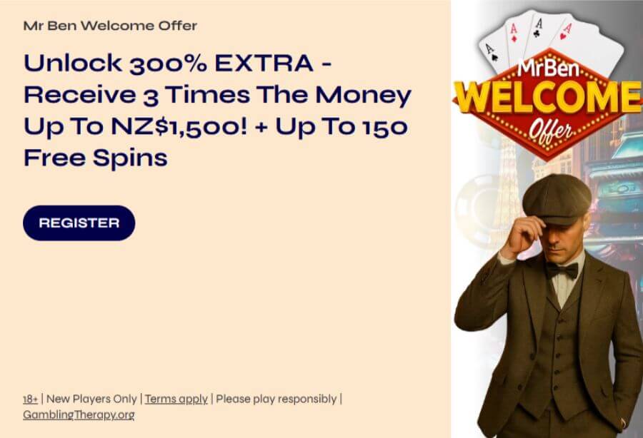 Mr Ben NZ welcome offer