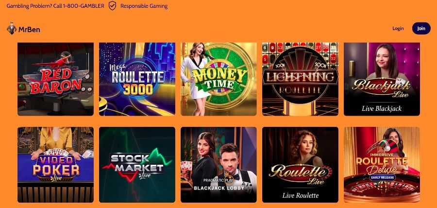 MrBen live casino