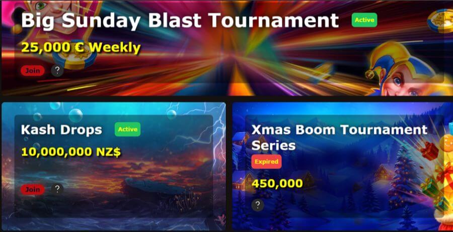 MrJones Casino NZ Tournaments