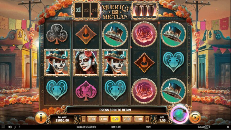 Muerto en Mictlan pokie game for players from New Zealand