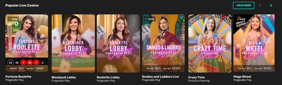 NitroCasino live casino games nz