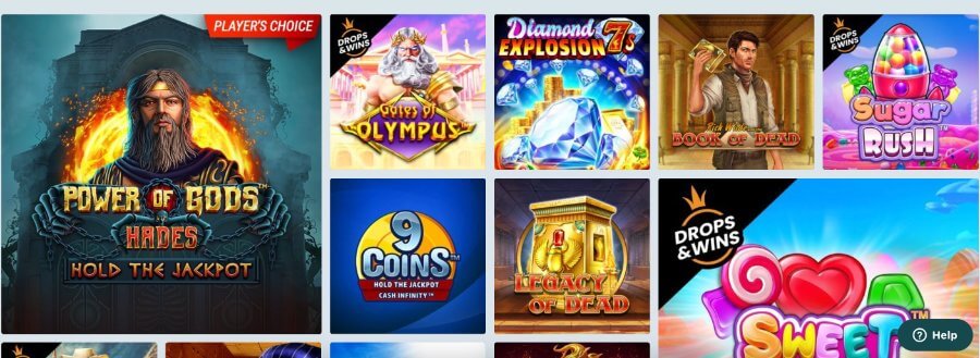 OceanBet games library for NZ players