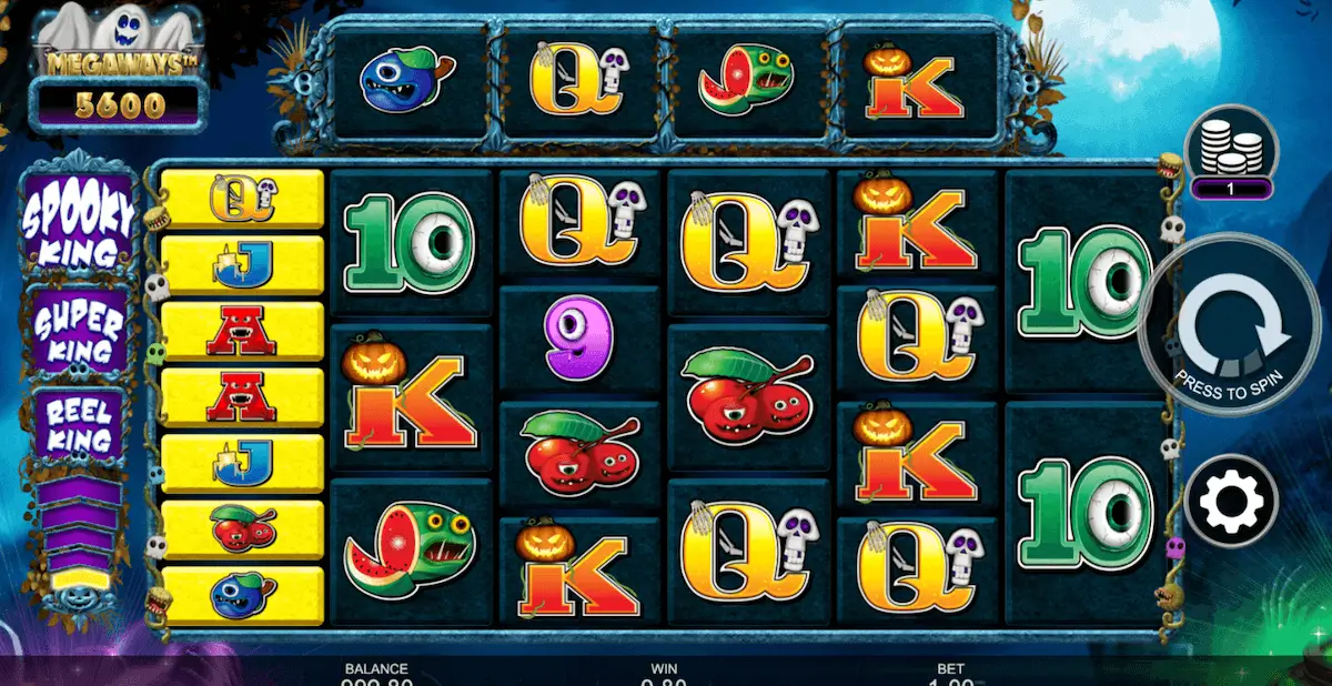 Reel Spooky King Megaways pokie for NZ players