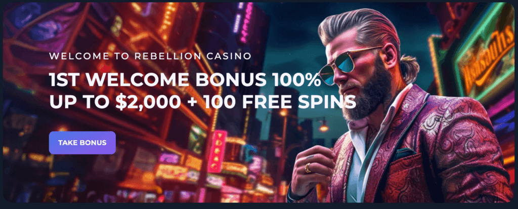 Rebellion casino welcome bonus