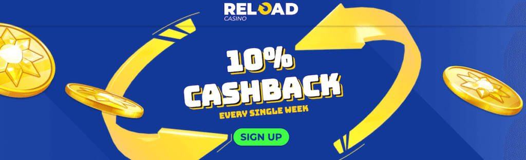 Reload Casino online casino NZ welcome bonus 