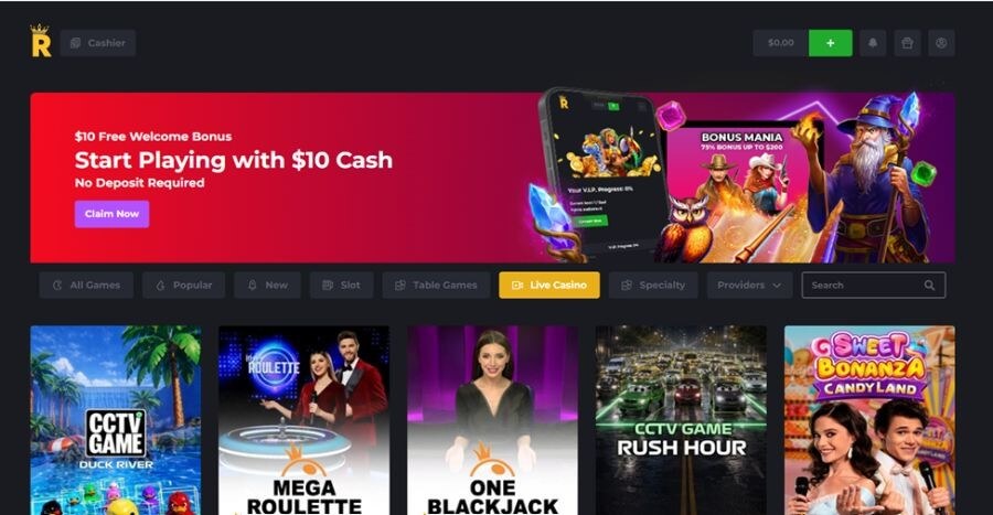 Royal reels NZ homepage