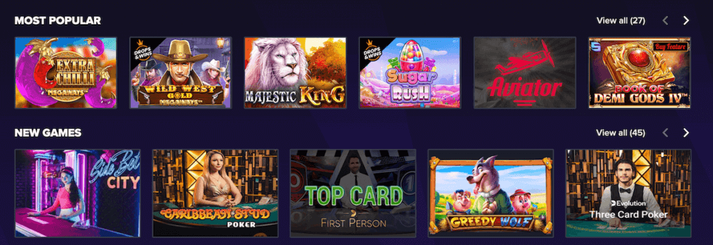 Luckbox Casino pokie games for NZ players.