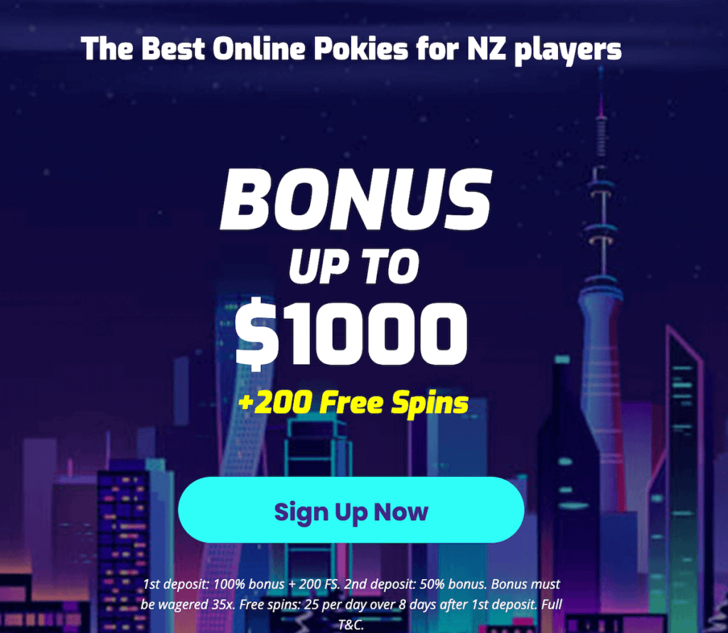 Wildz casino is another best paying online casino in New Zealand, offering Kiwi players up to 96% payout rate.