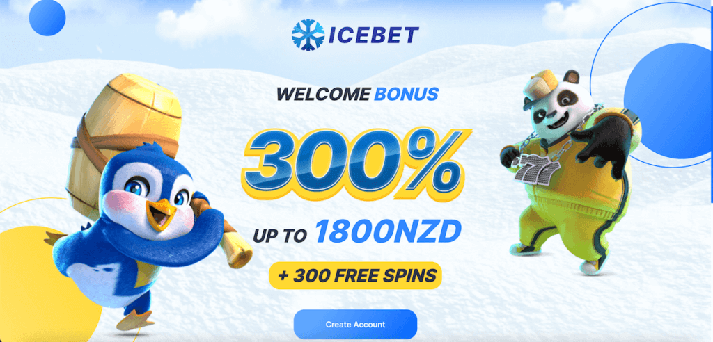 IceBet Casino Welcome Bonus for new NZ players.