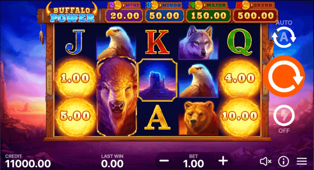 Buffalo Power: Hold and Win pokie game for NZ players