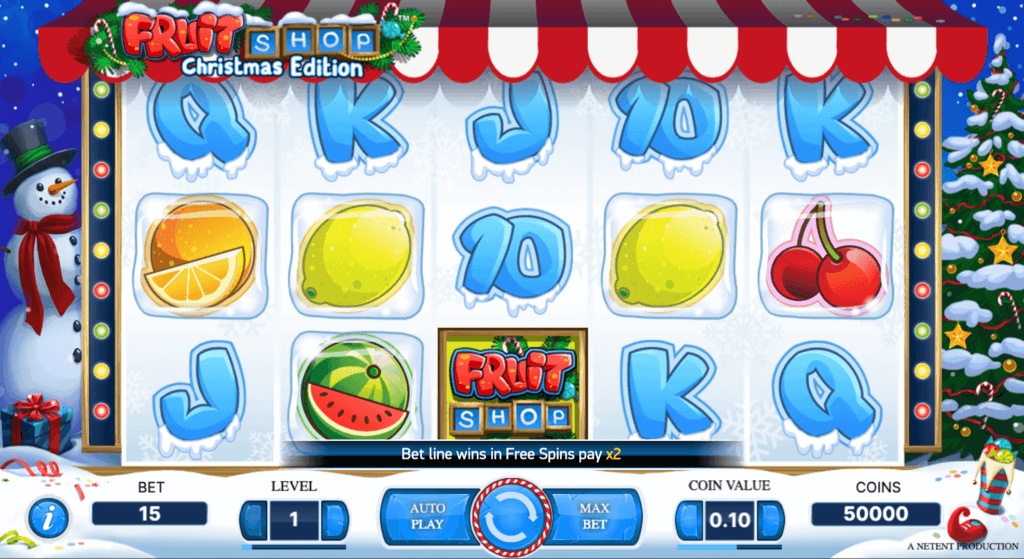 Fruit Shop Christmas Pokie for NZ players