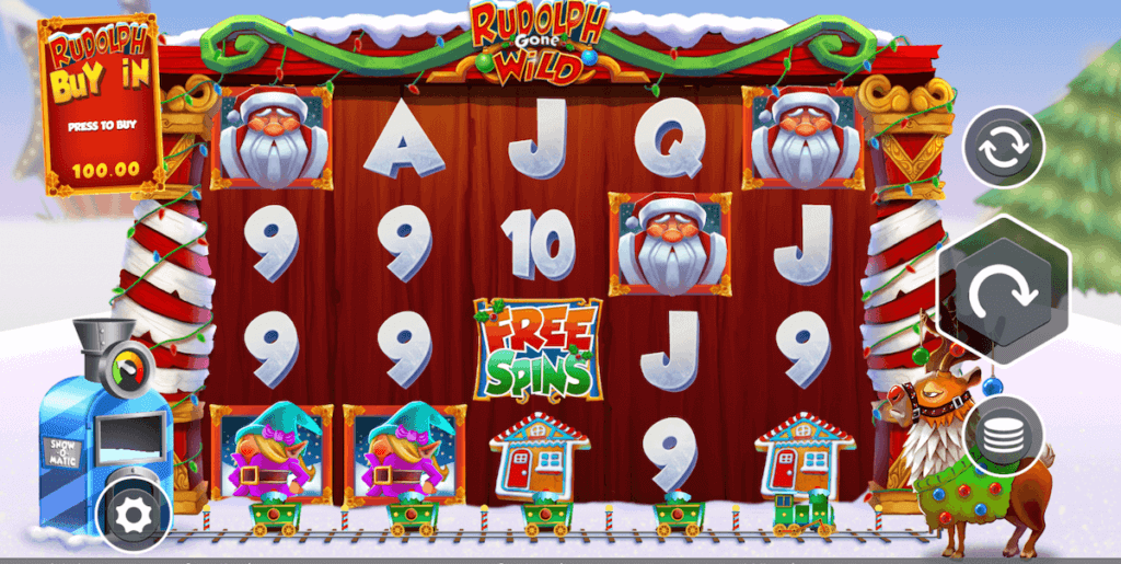 Rudolph Gone Wild pokie game for NZ players
