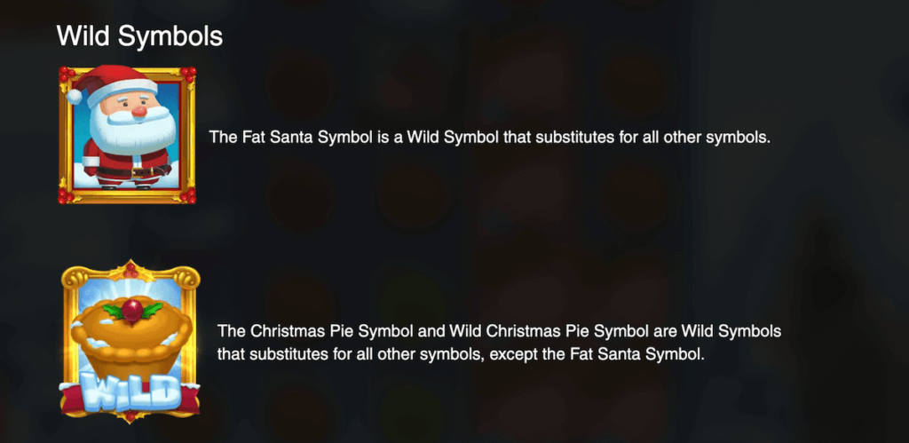 Fat Santa Pokie Game Wild Symbols